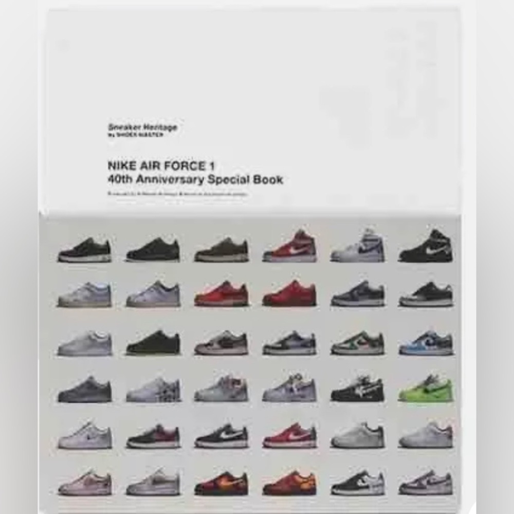 Sneaker Heritage Nike Air Force 1 40th Anniversary Special Book